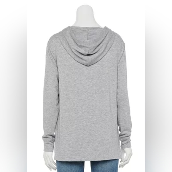 MATERNITY, A:GLOW, Supersoft Side-Slit Nursing Hoodie, Size Large. - Picture 2 of 8